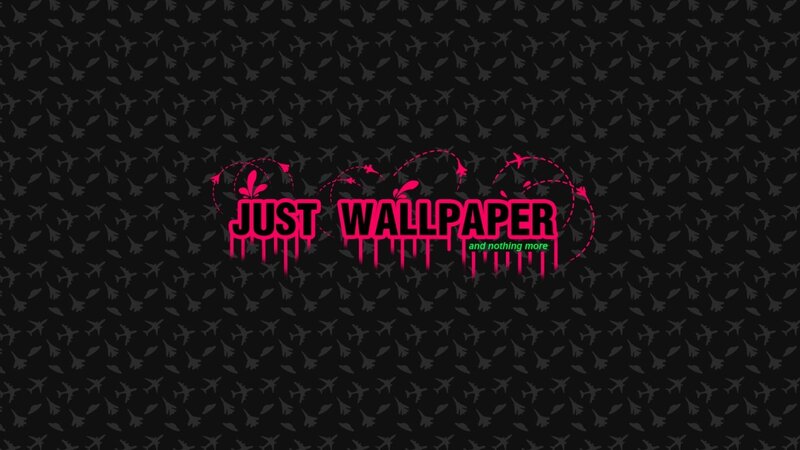Just Wallpaper logo on patterned background