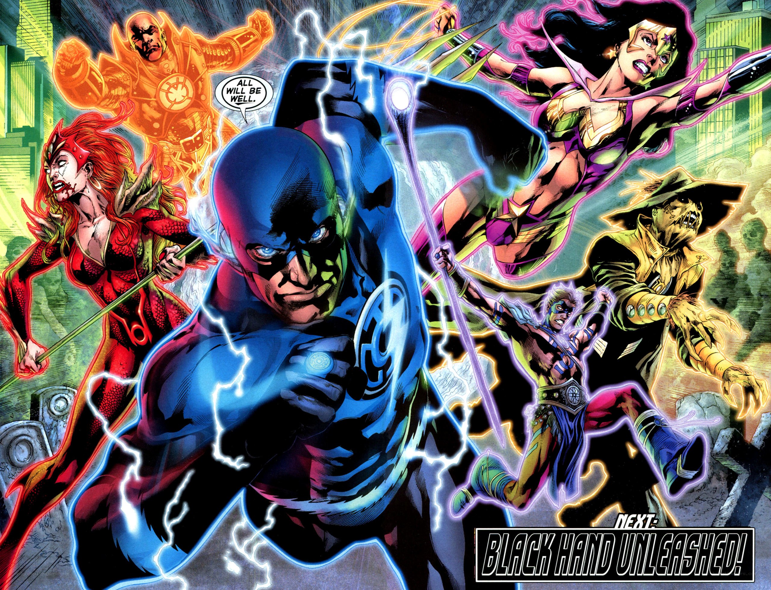 Justice League action scene