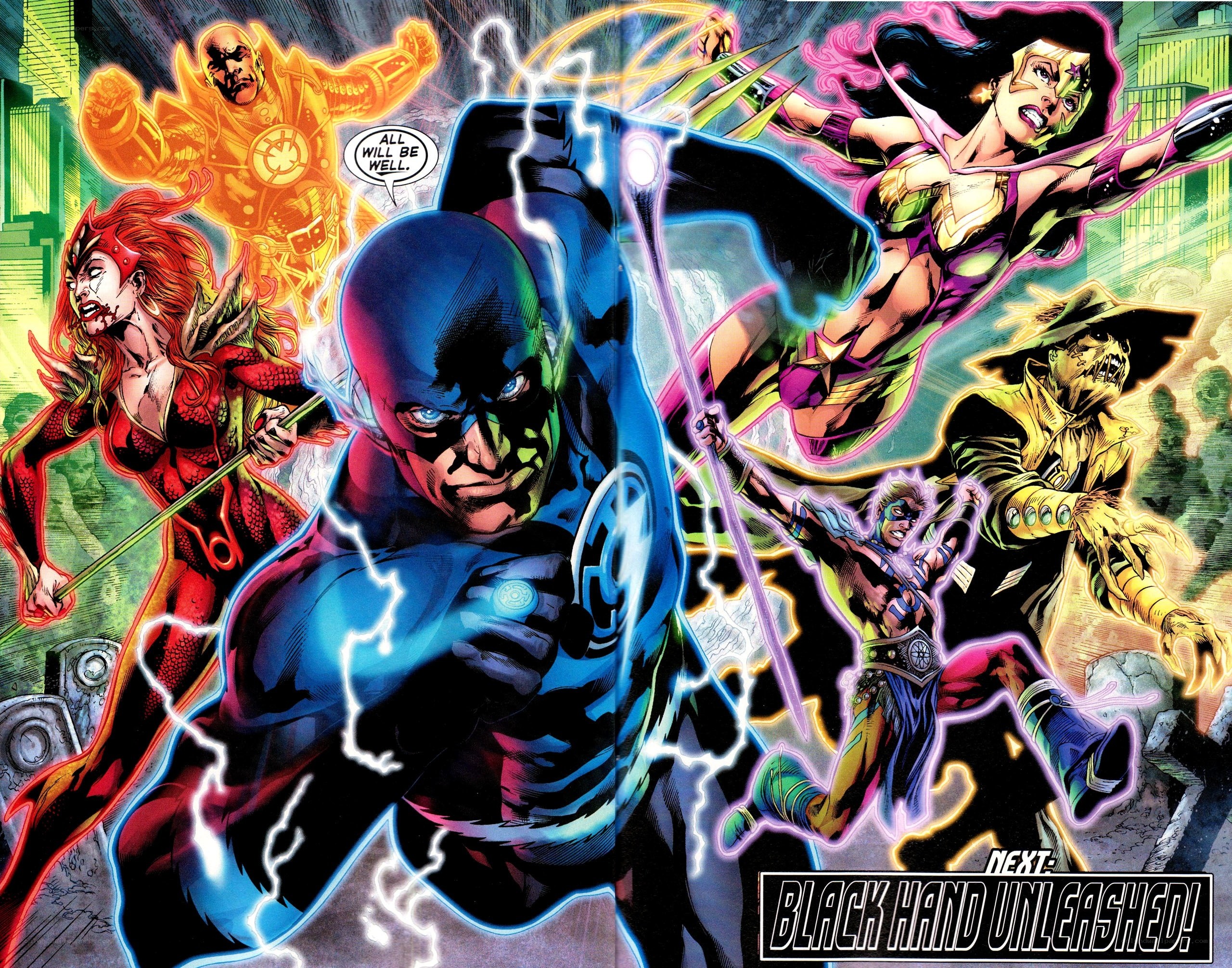Justice League action scene