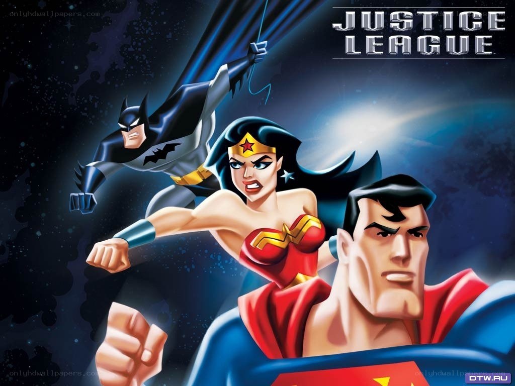 Justice League animated heroes