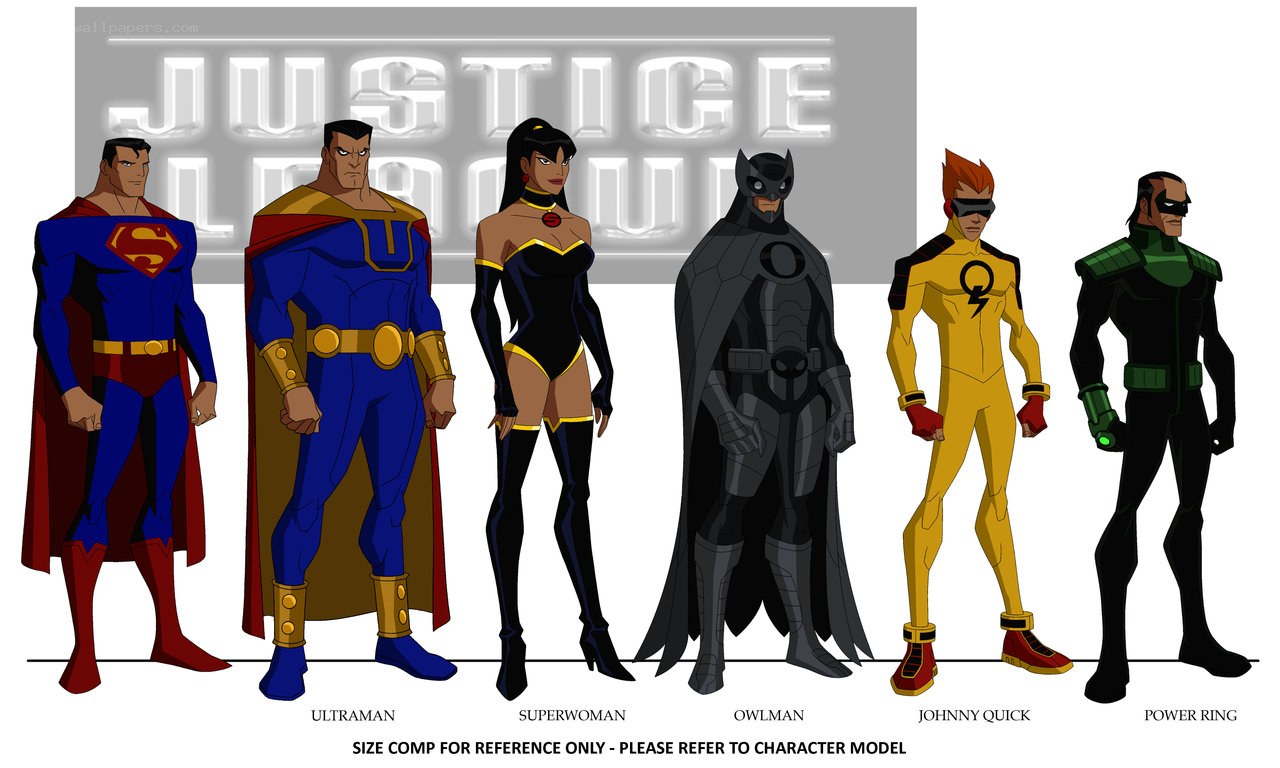 Justice League character lineup
