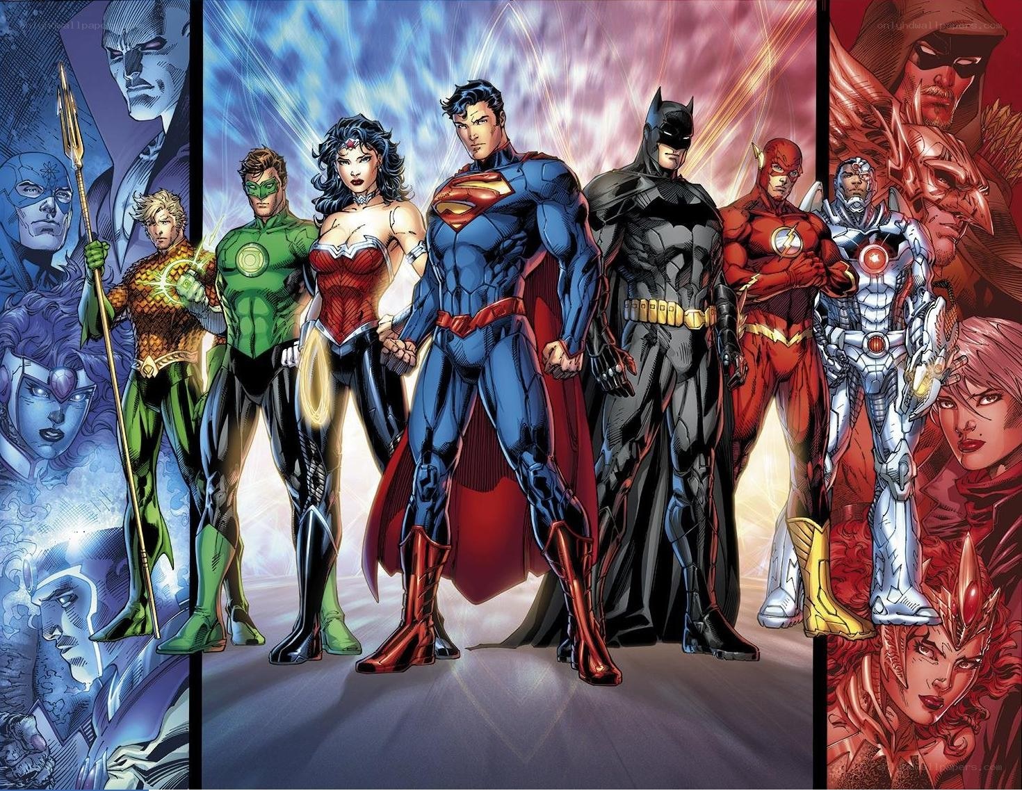 Justice League comic book cover
