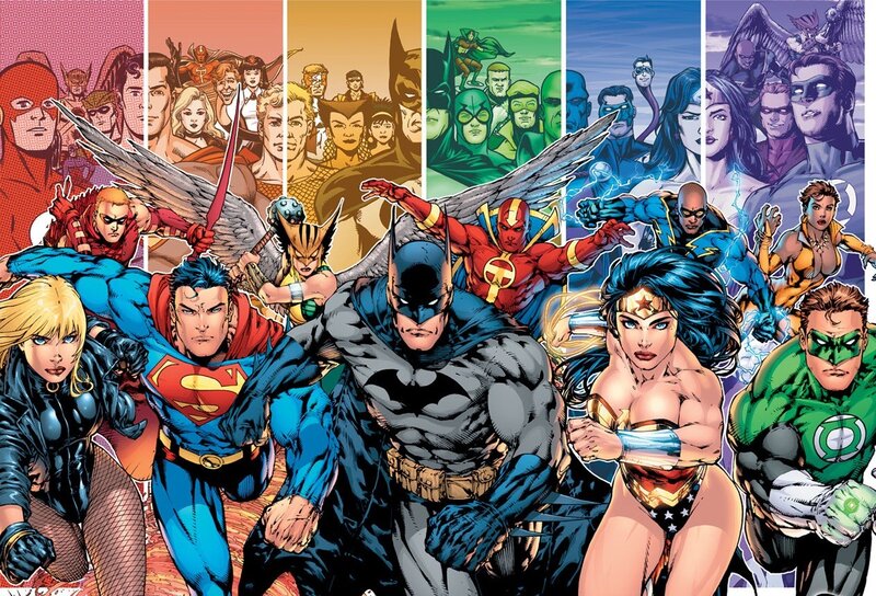 Justice League comic book cover