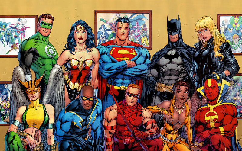 Justice League comic book cover