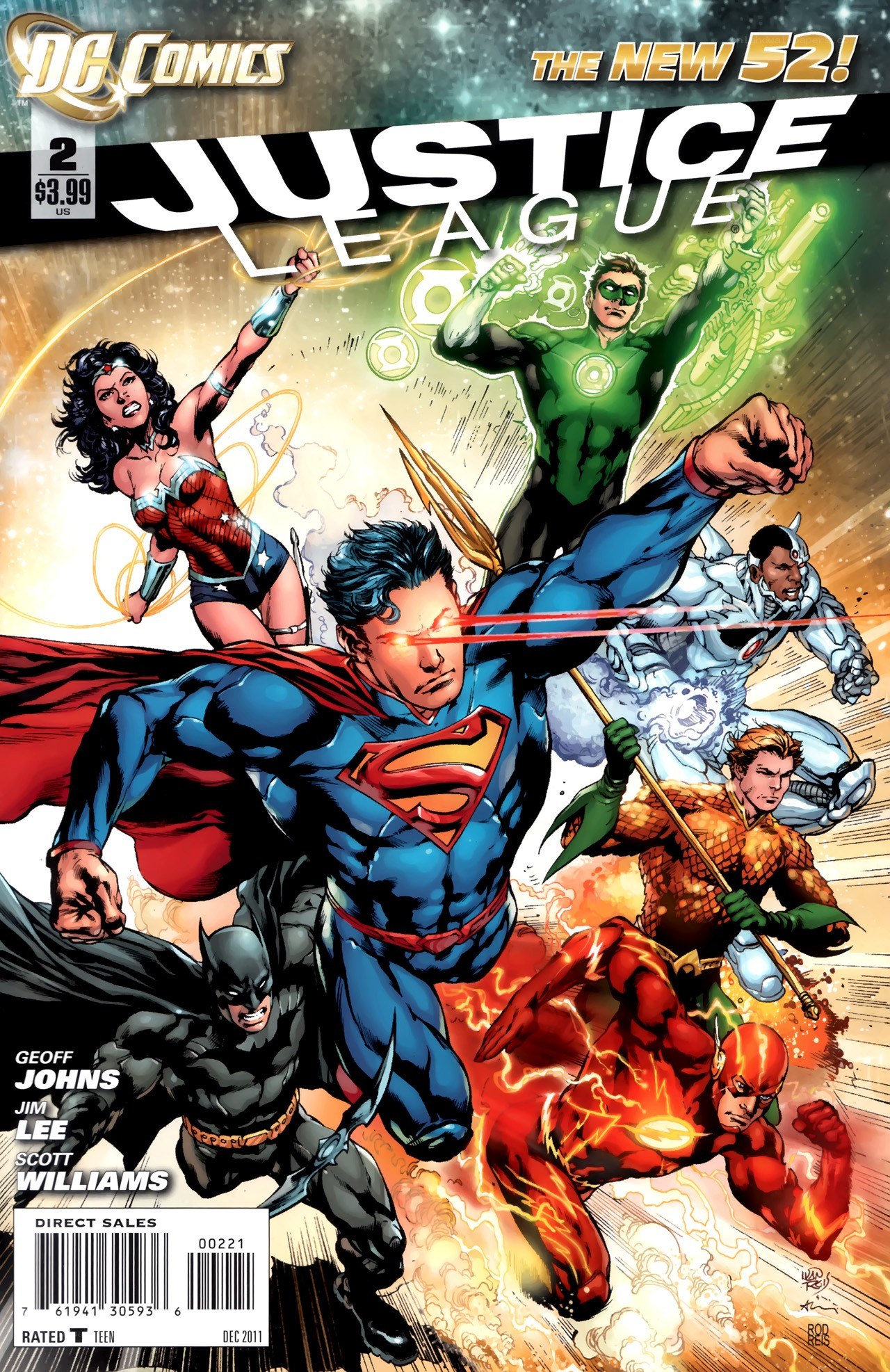 Justice League comic cover