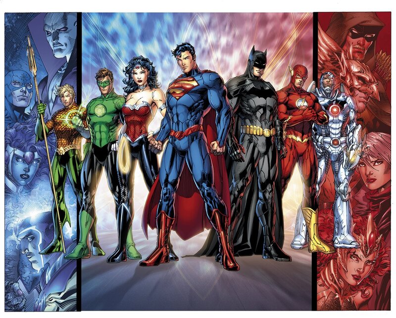 Justice League comic panel