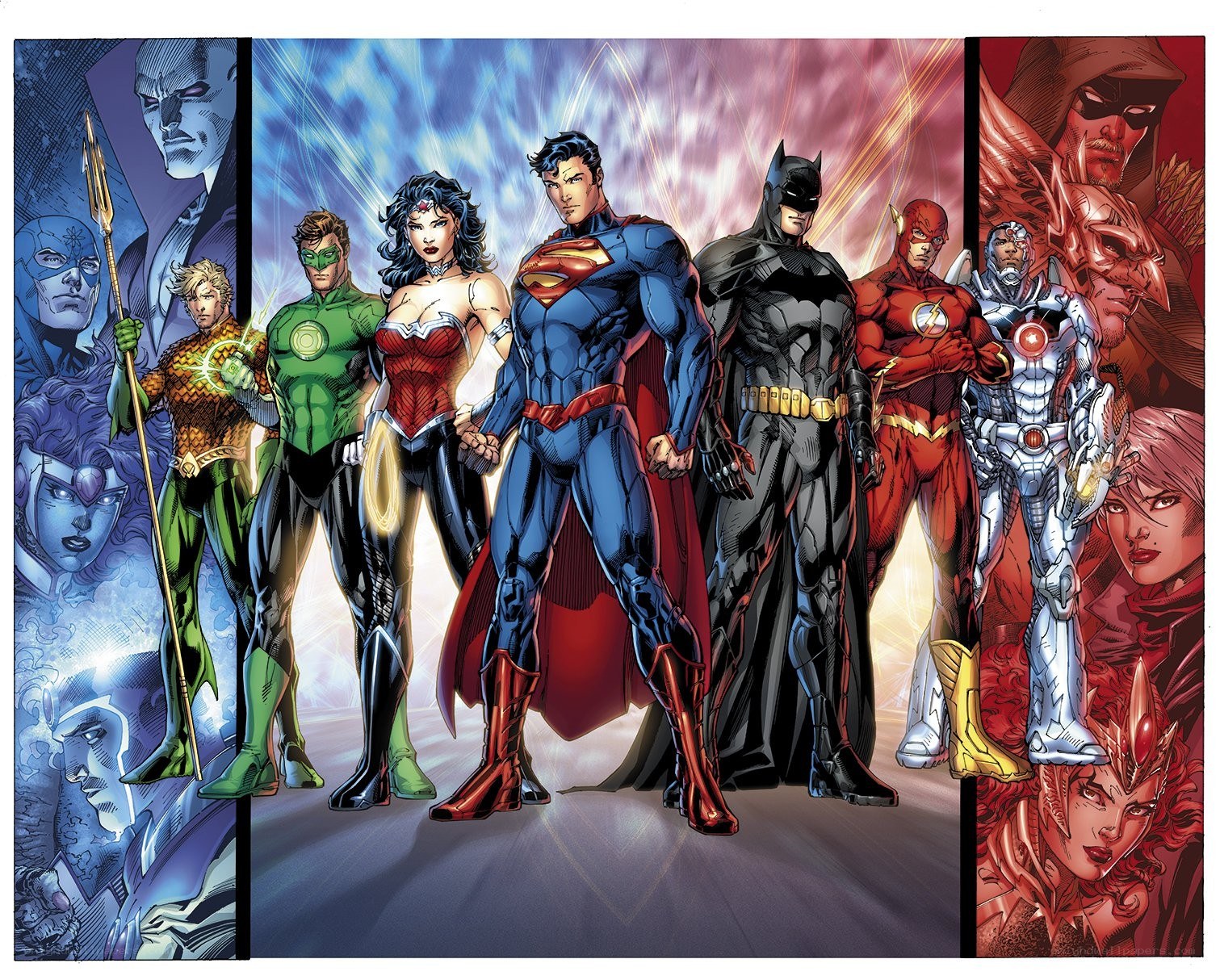 Justice League comic panel