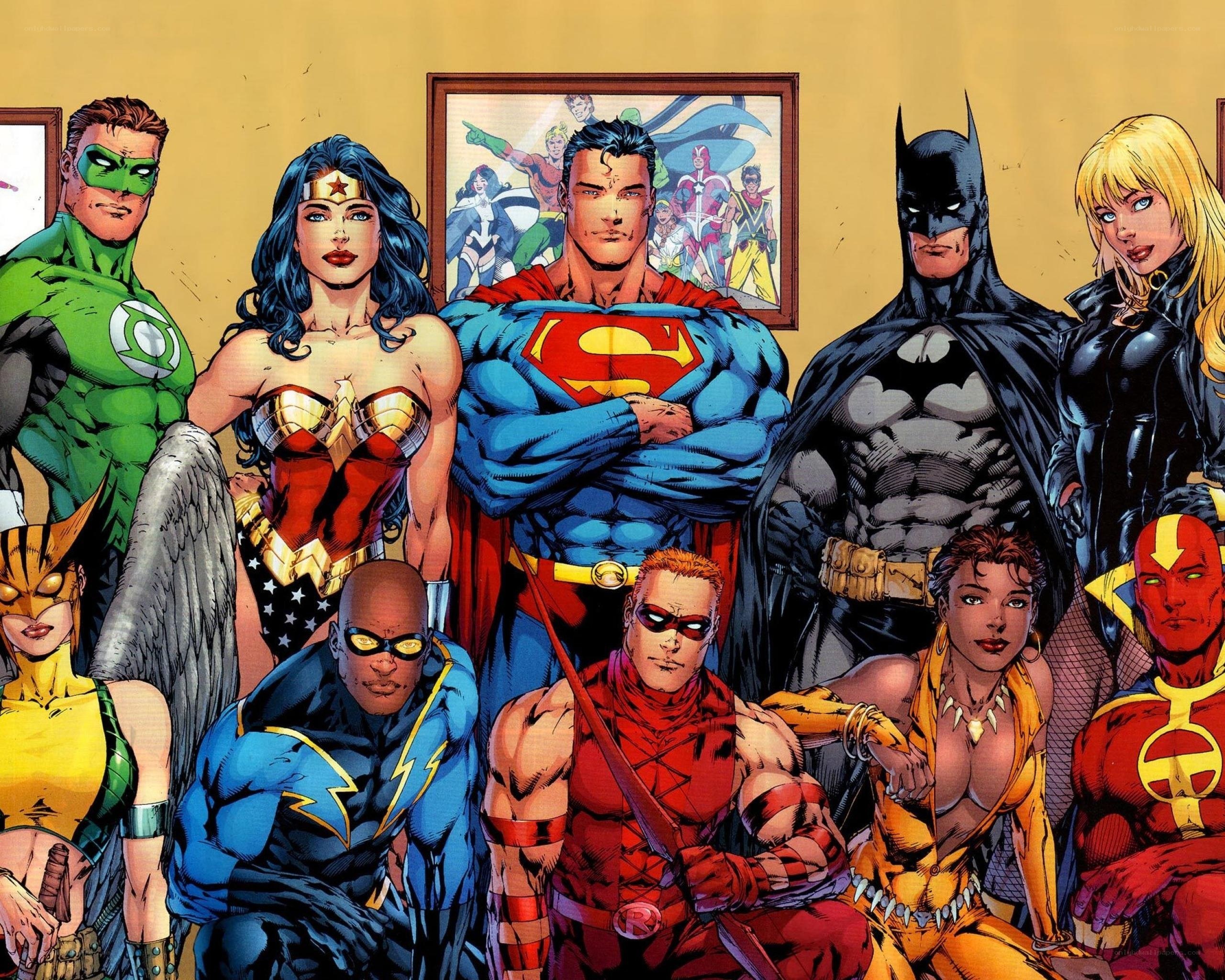 Justice League group portrait