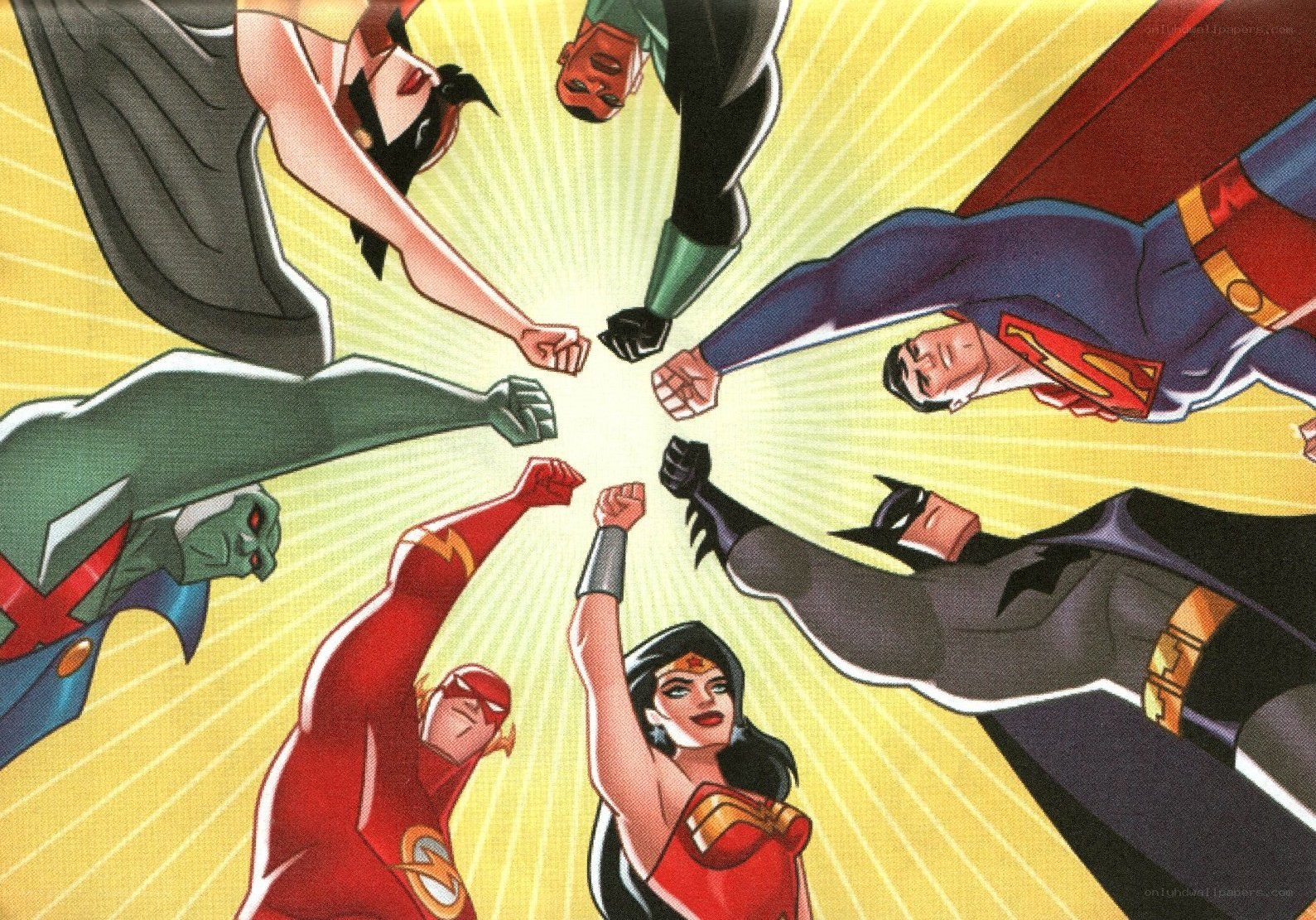 Justice League heroes unite