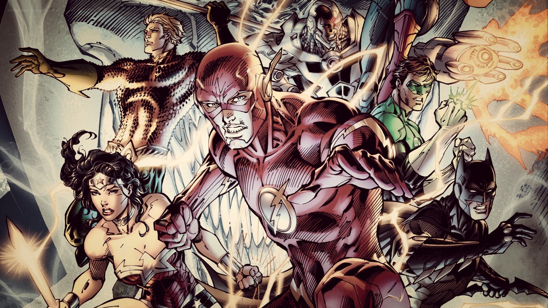 Justice League in action