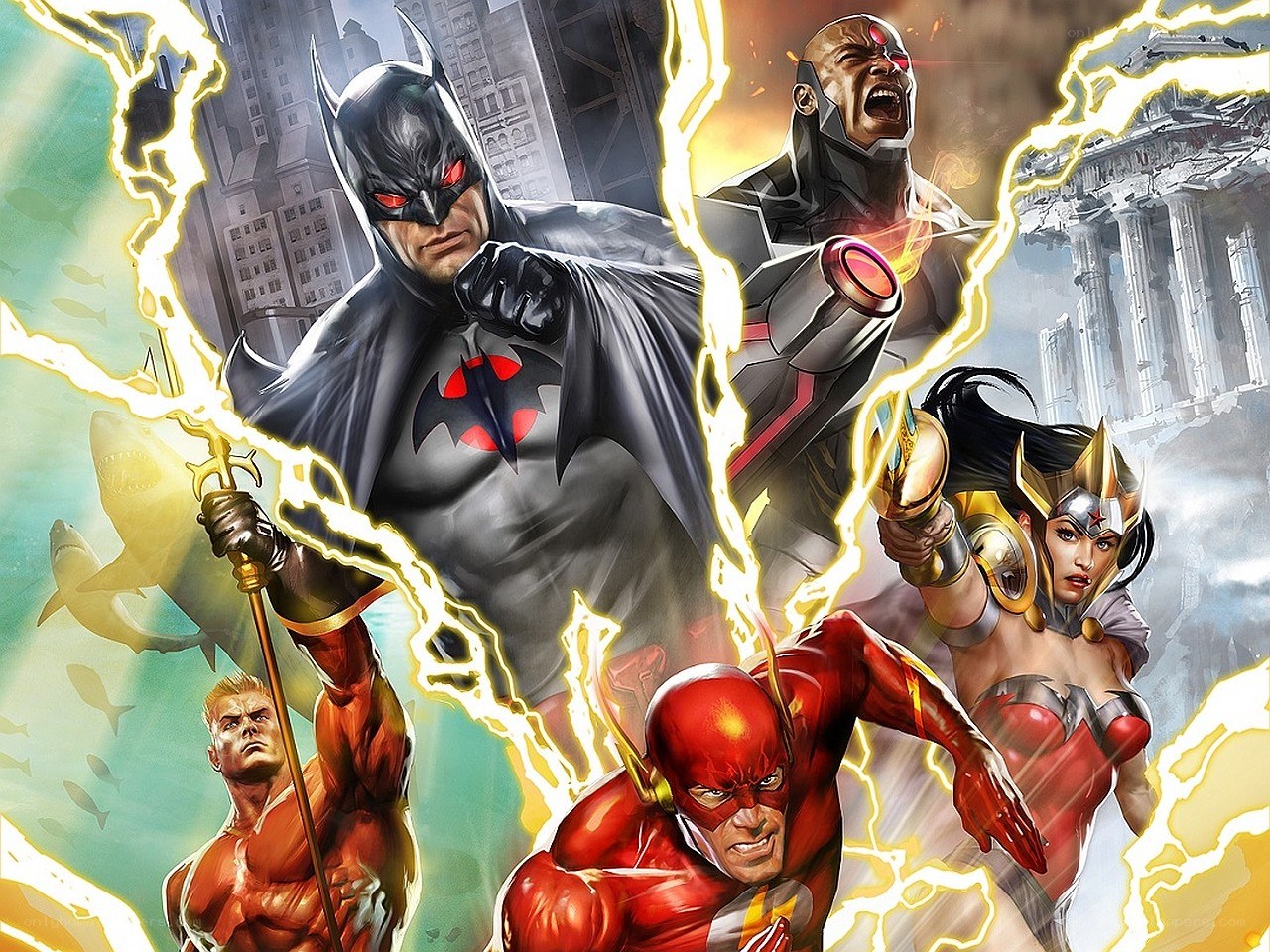 Justice League in action