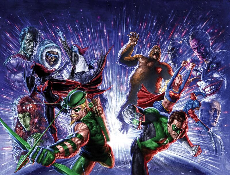 Justice League in action