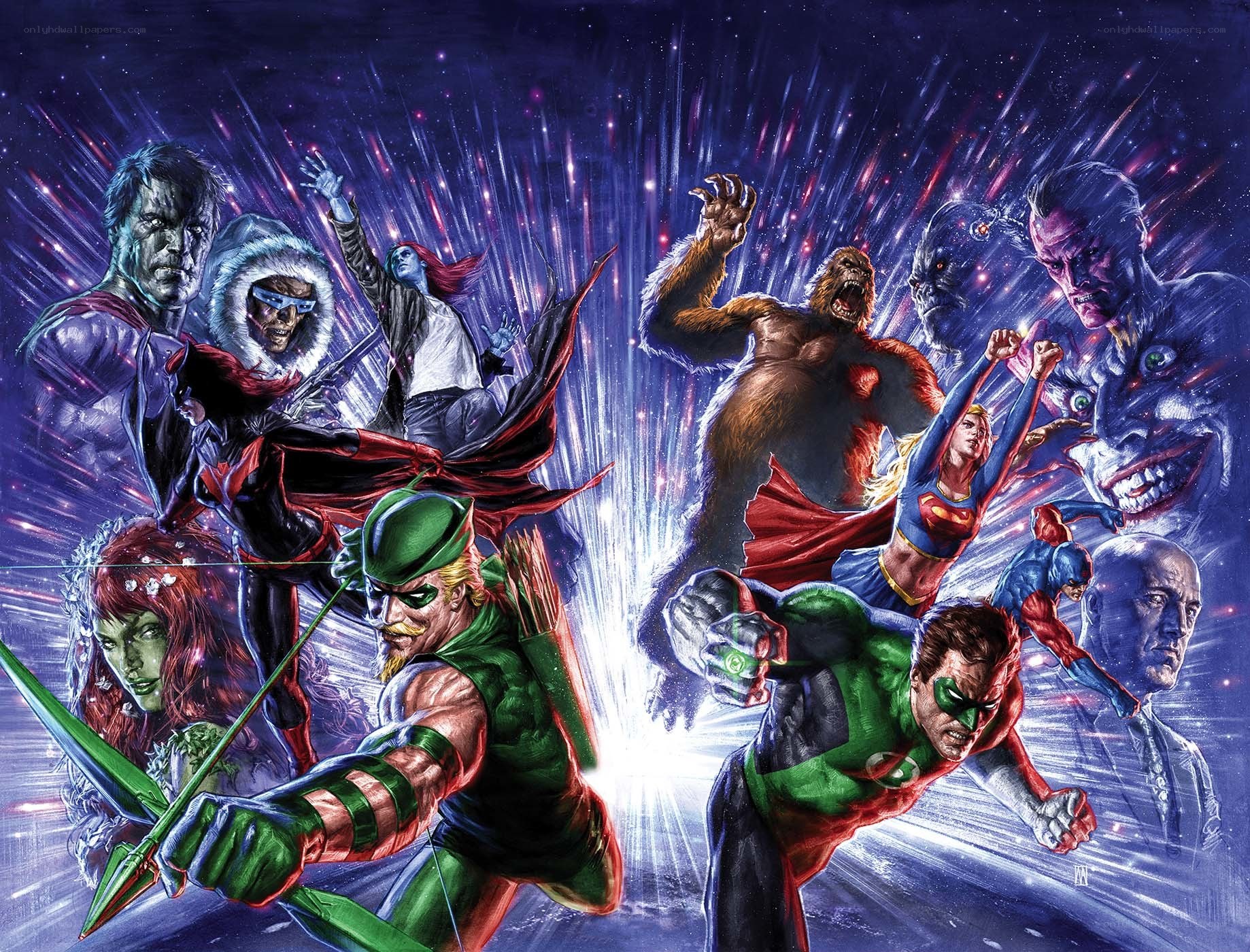 Justice League in action