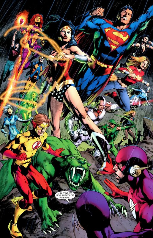 Justice League in action