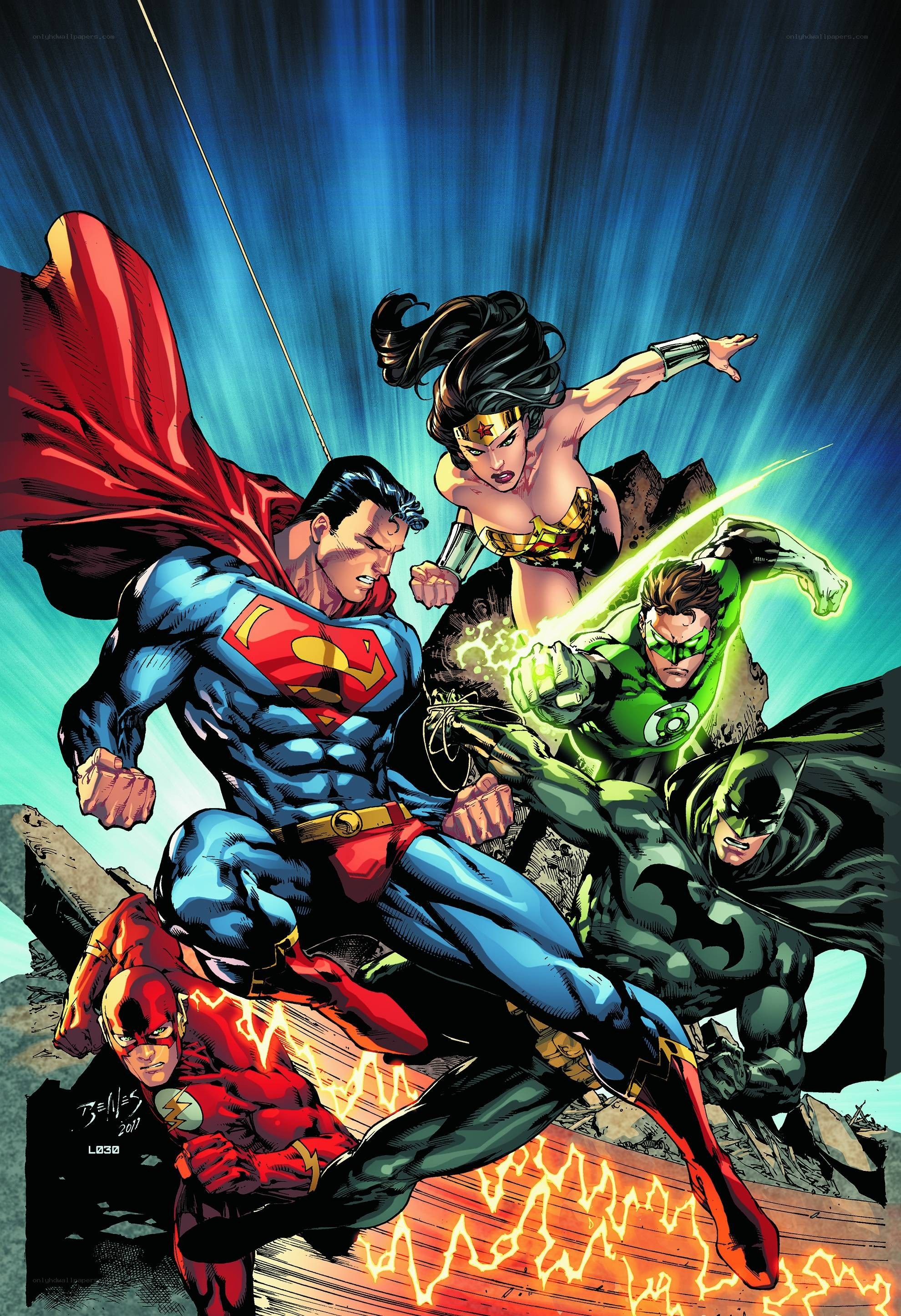 Justice League in action