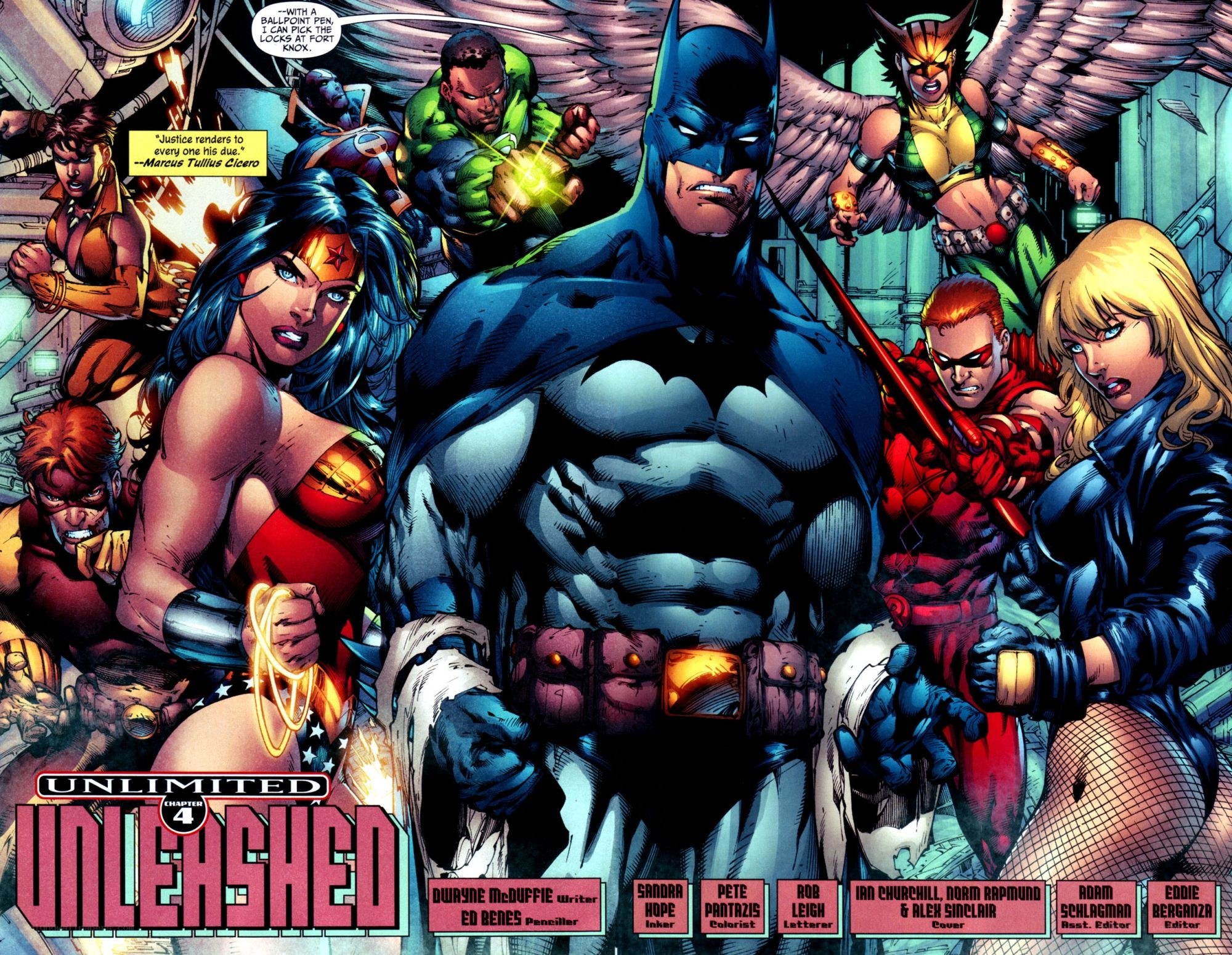 Justice League in action