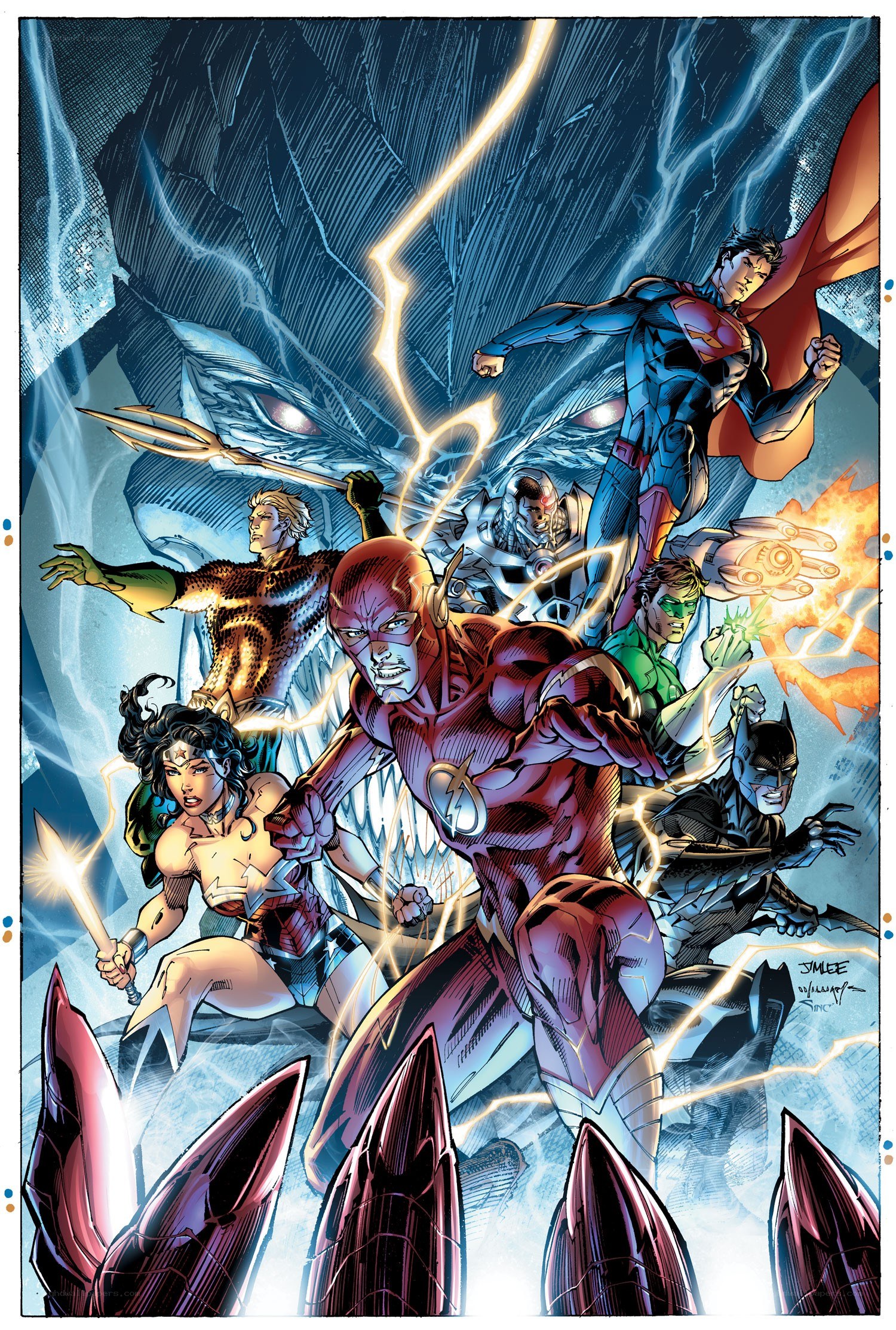 Justice League in action