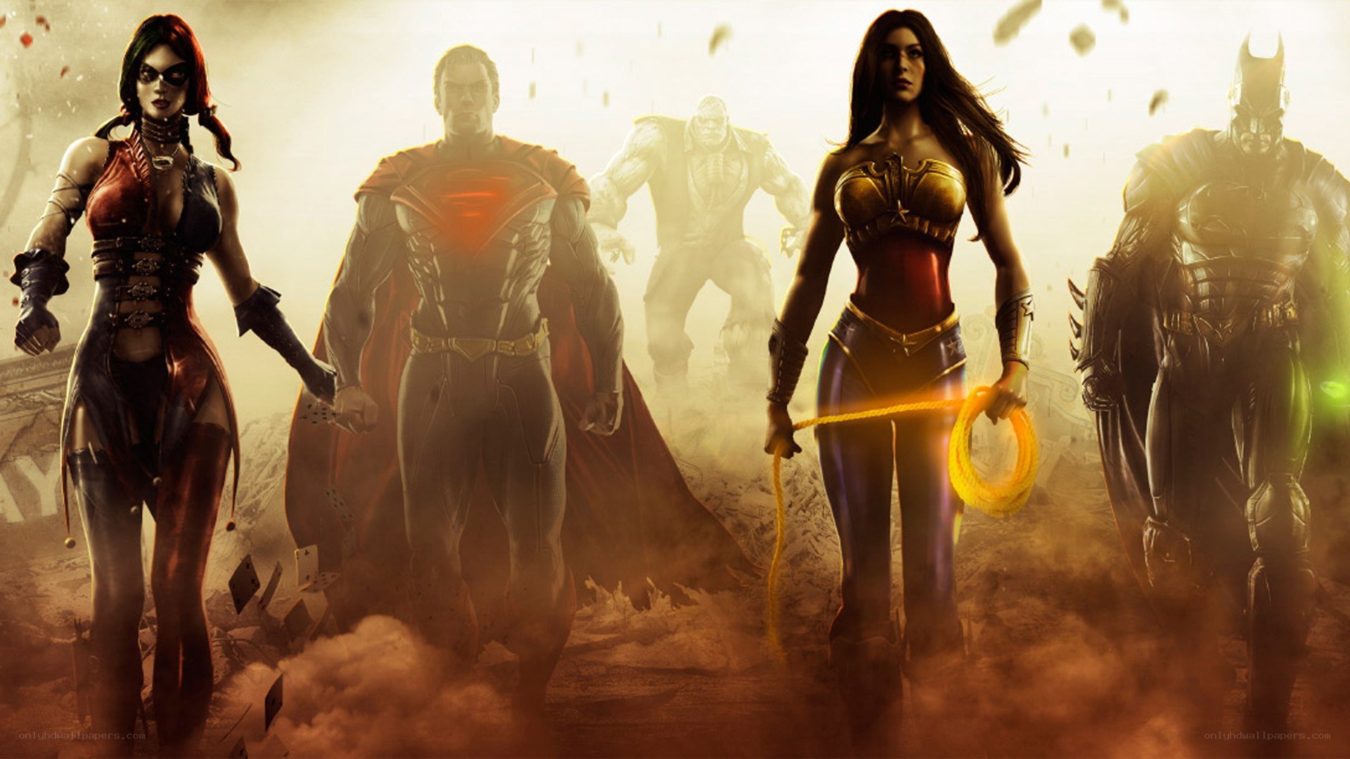 Justice League in battle