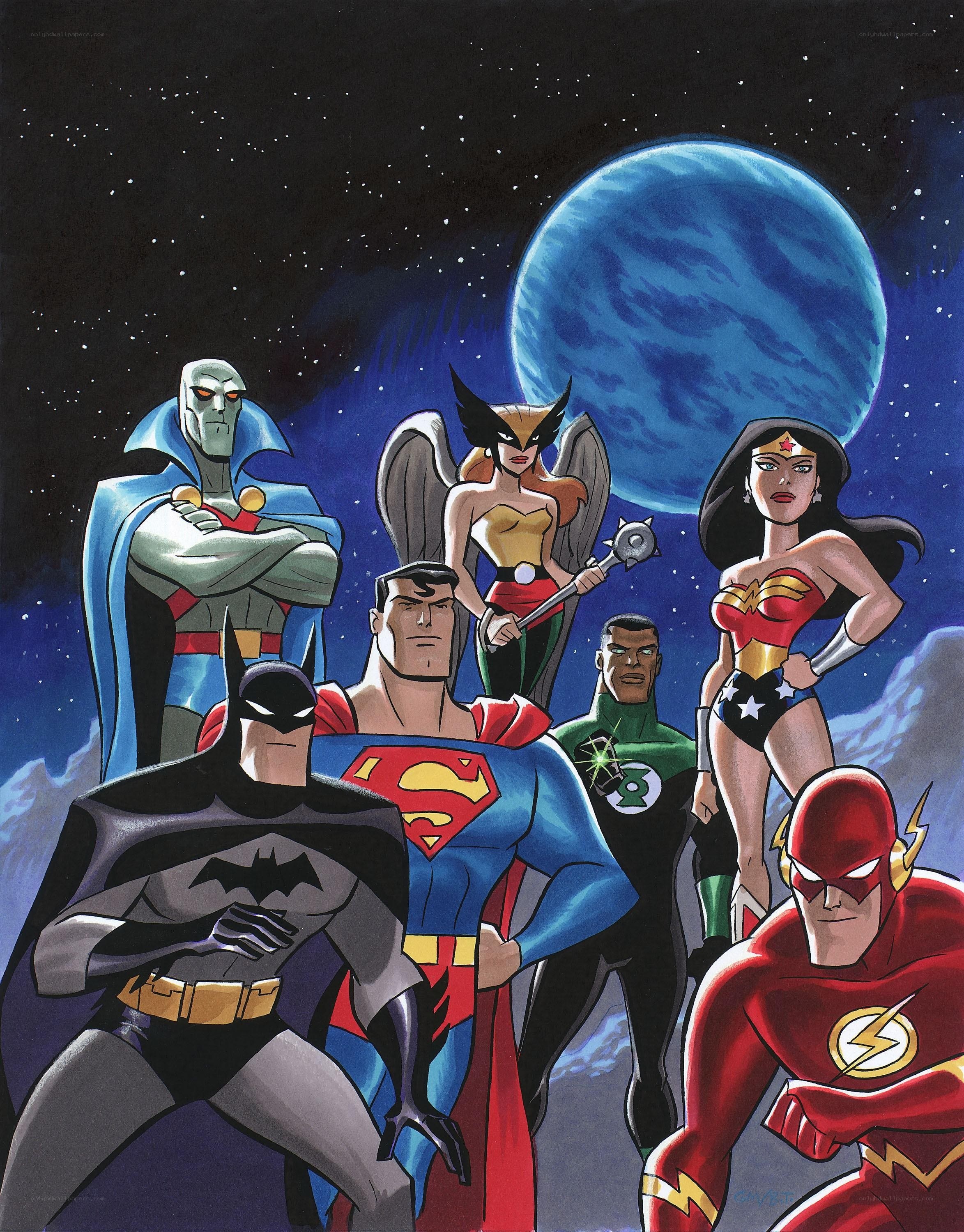 Justice League in space