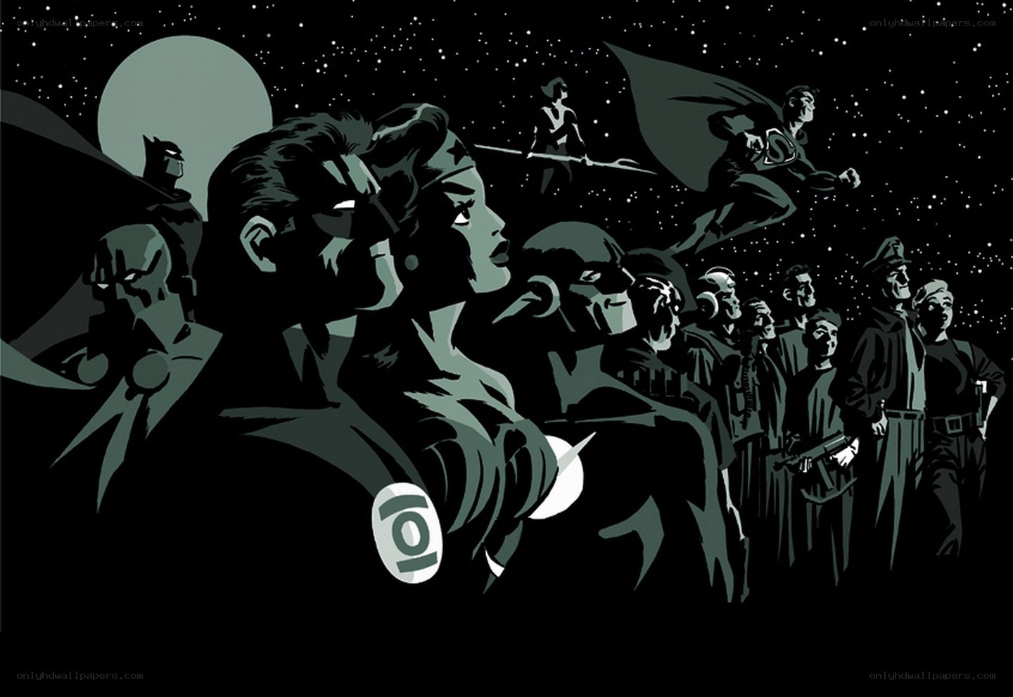Justice League in space