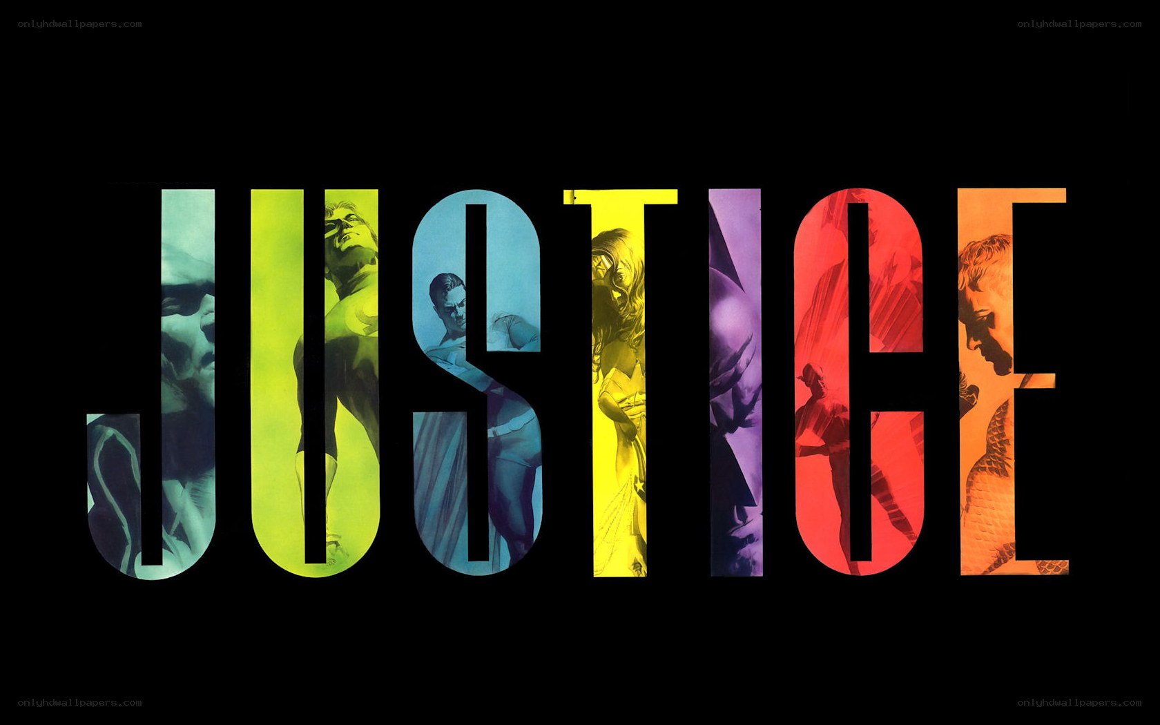 Justice League logo art