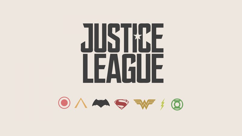 Justice League Logo — Beige