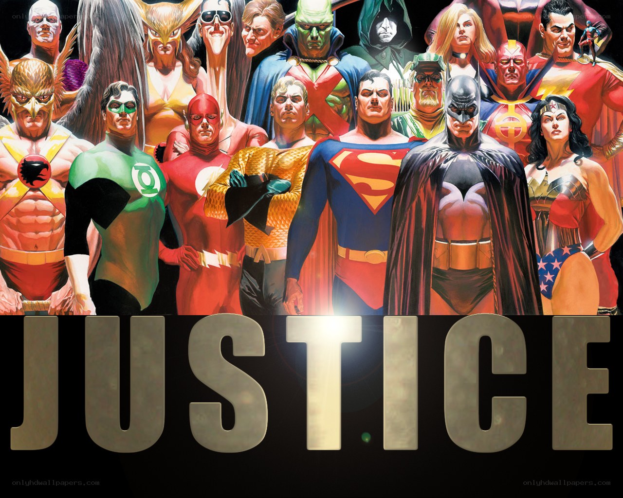 Justice League superhero lineup
