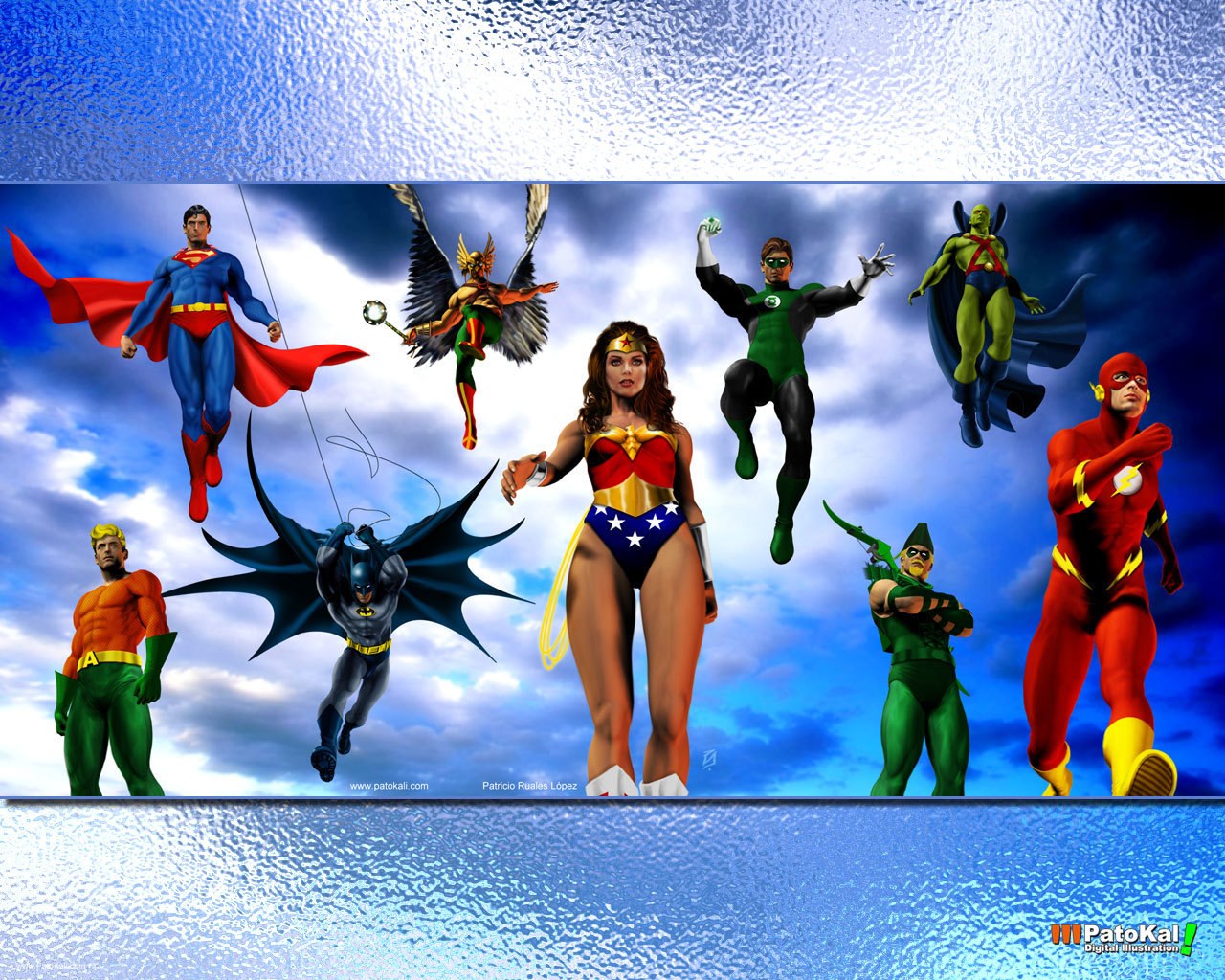 Justice League superheroes