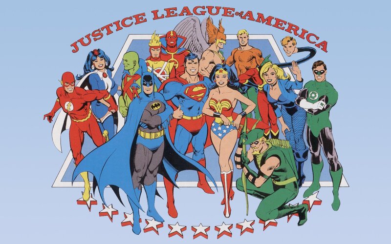 Justice League Superheroes — Blue, Heroic