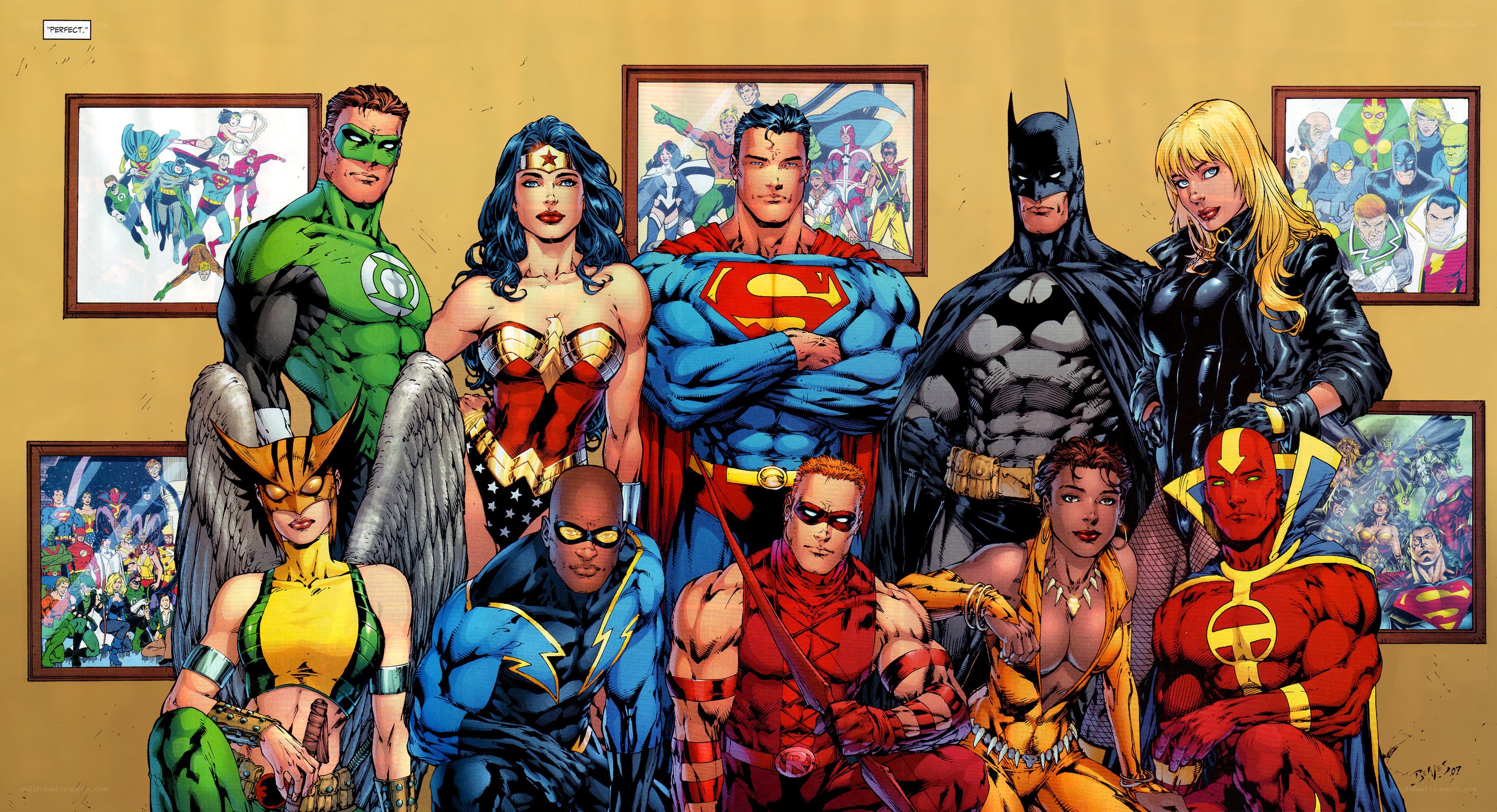 Justice League team portrait