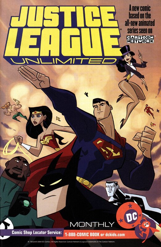 Justice League Unlimited comic cover