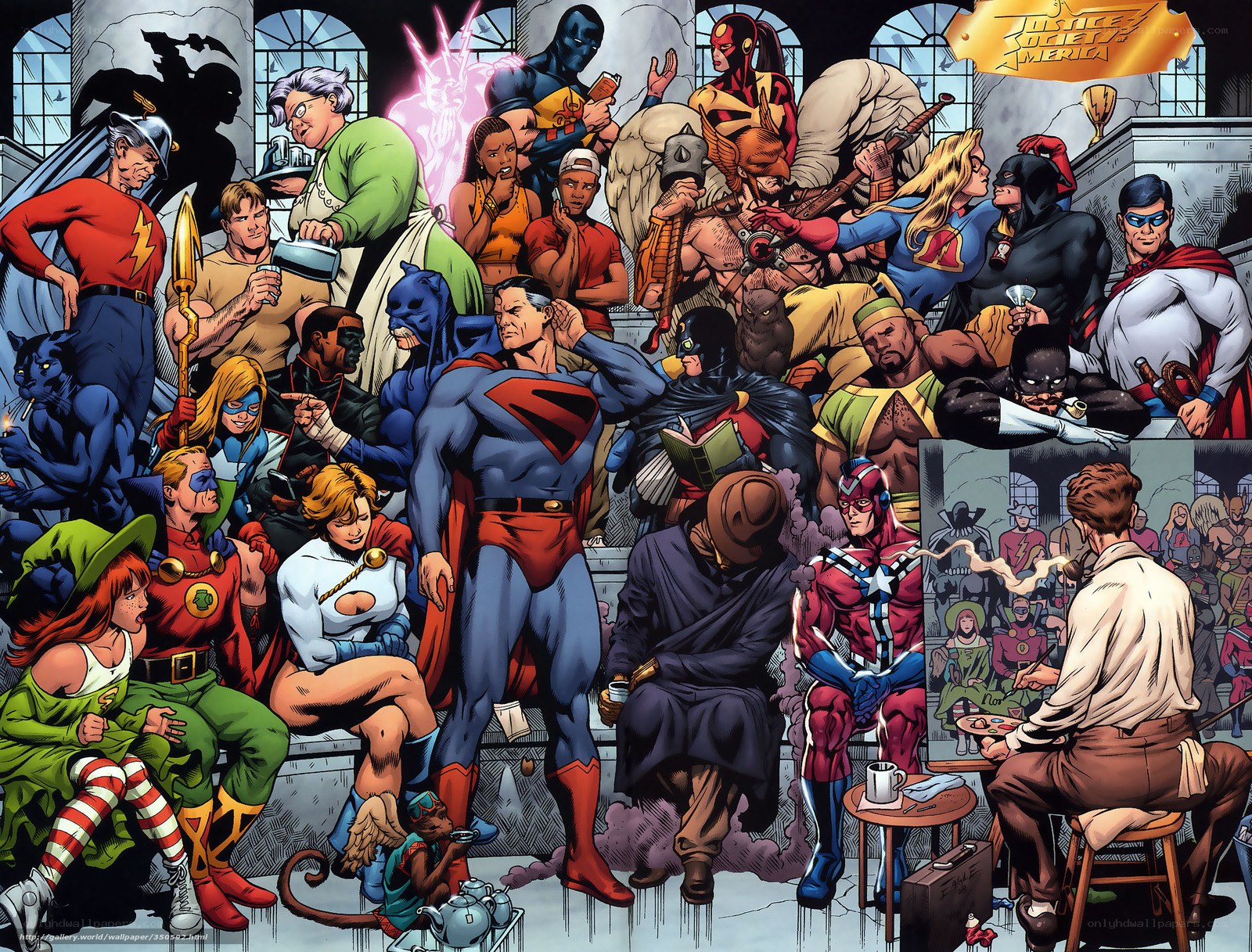 Justice Society of America gathering