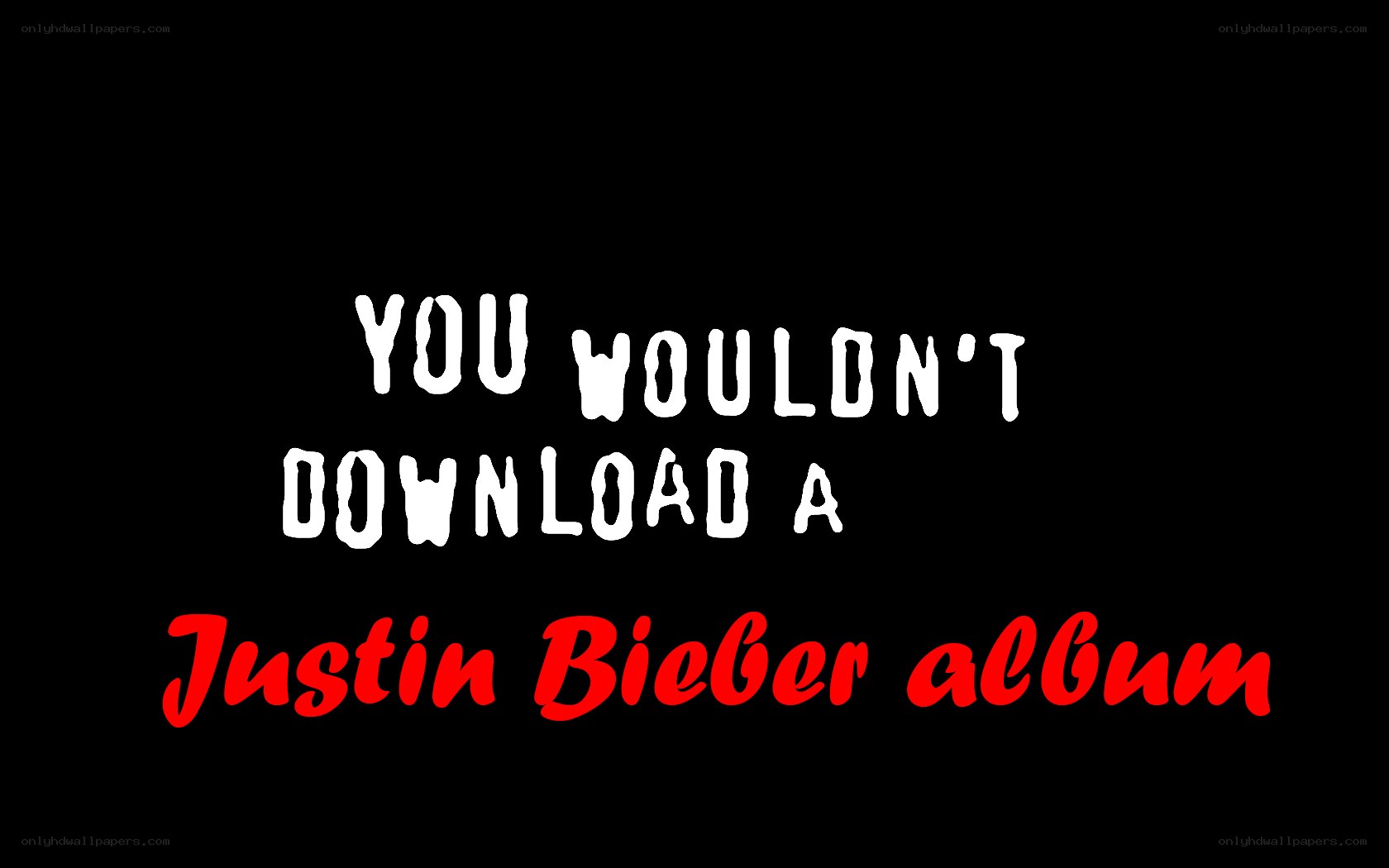 Justin Bieber album text