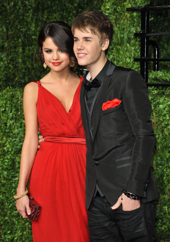 Justin Bieber and Selena Gomez at event