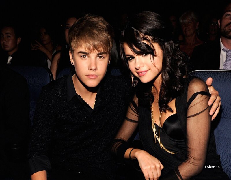 Justin Bieber and Selena Gomez at event