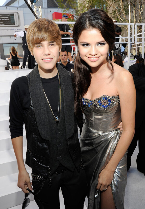 Justin Bieber and Selena Gomez at event