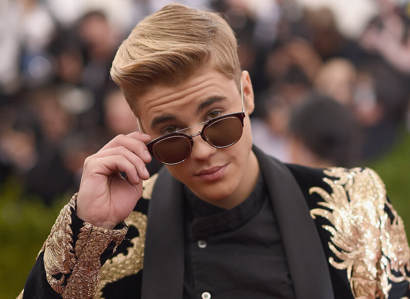 Justin Bieber at a red carpet event