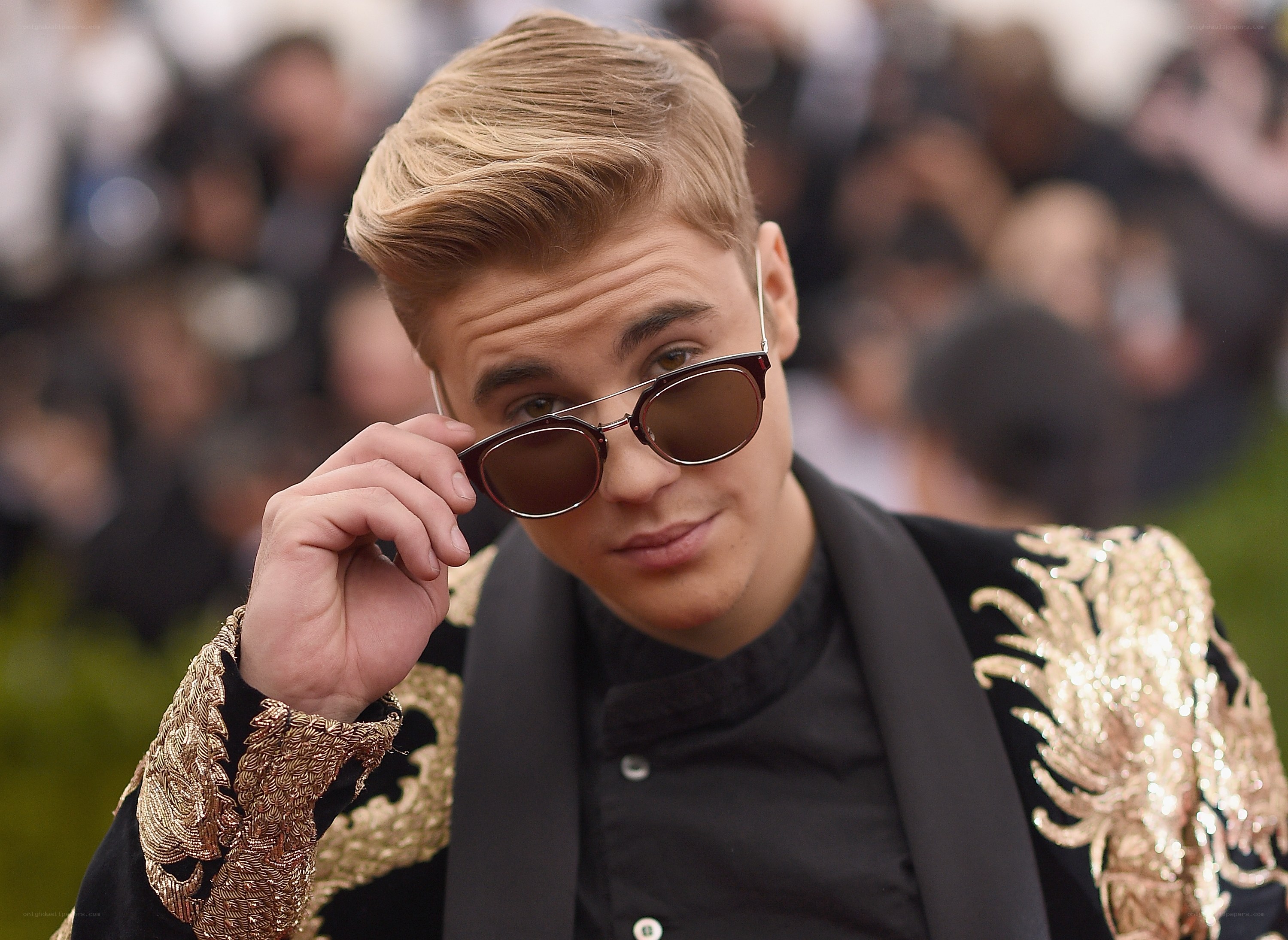 Justin Bieber at a red carpet event