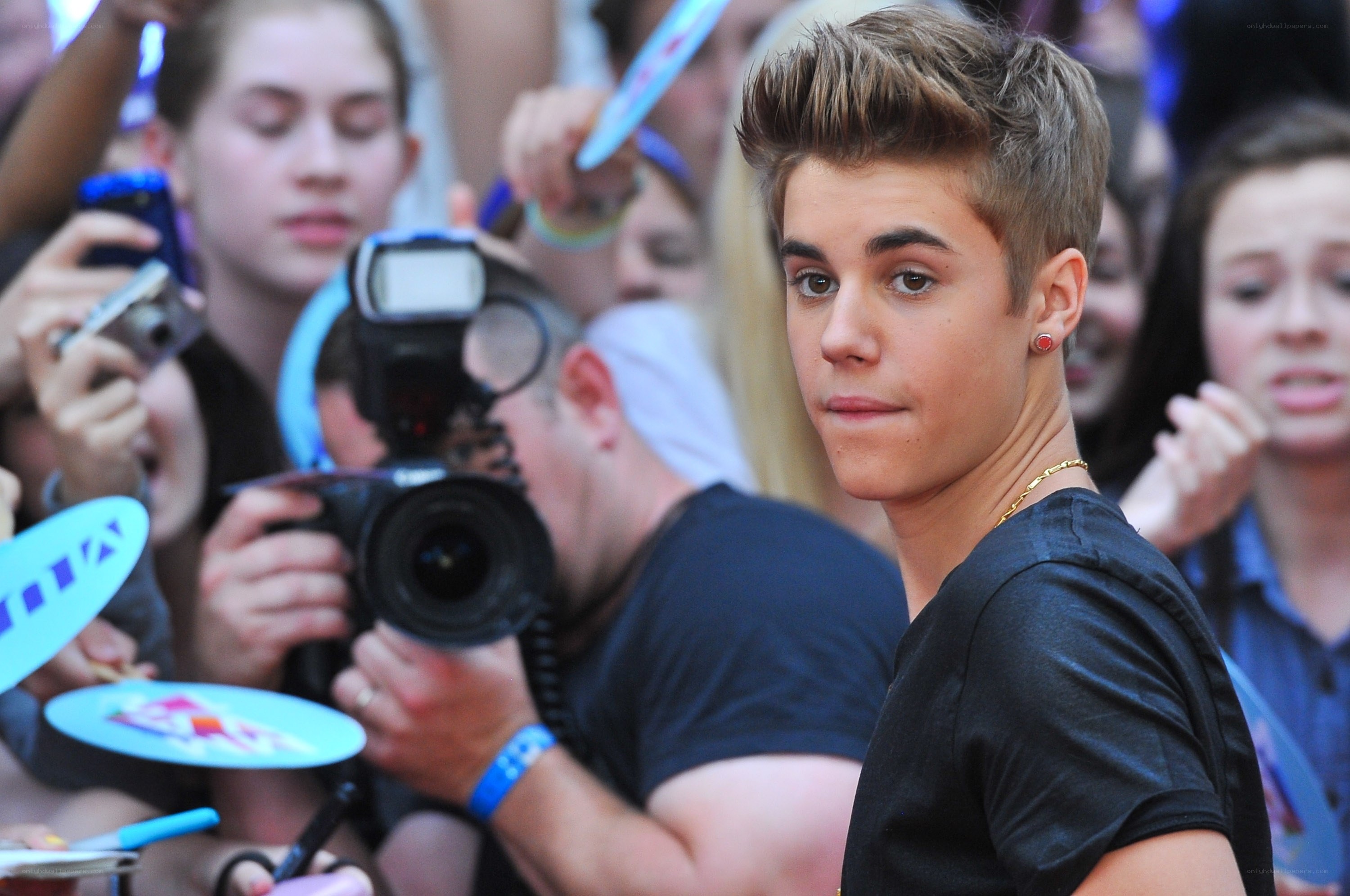 Justin Bieber at public event
