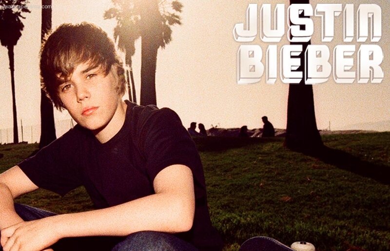 Justin Bieber in park