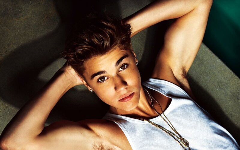 Justin Bieber Lying Down