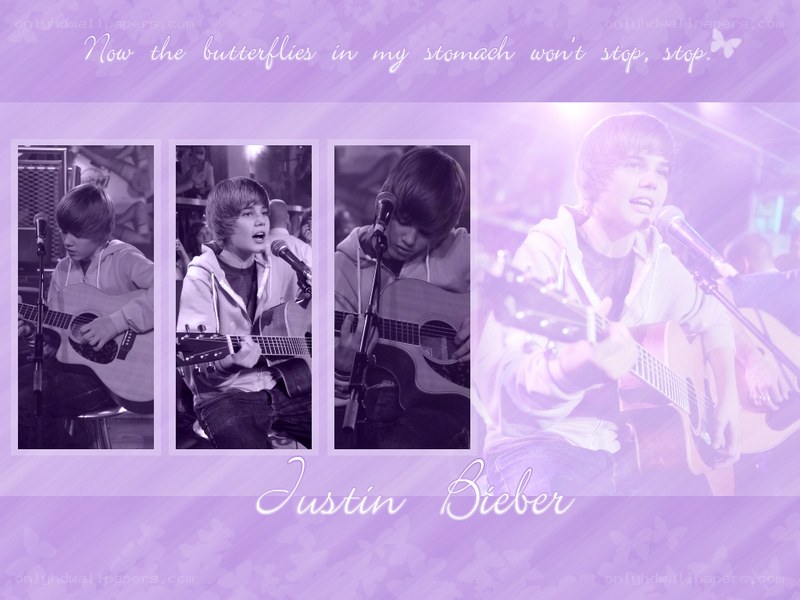Justin Bieber performing
