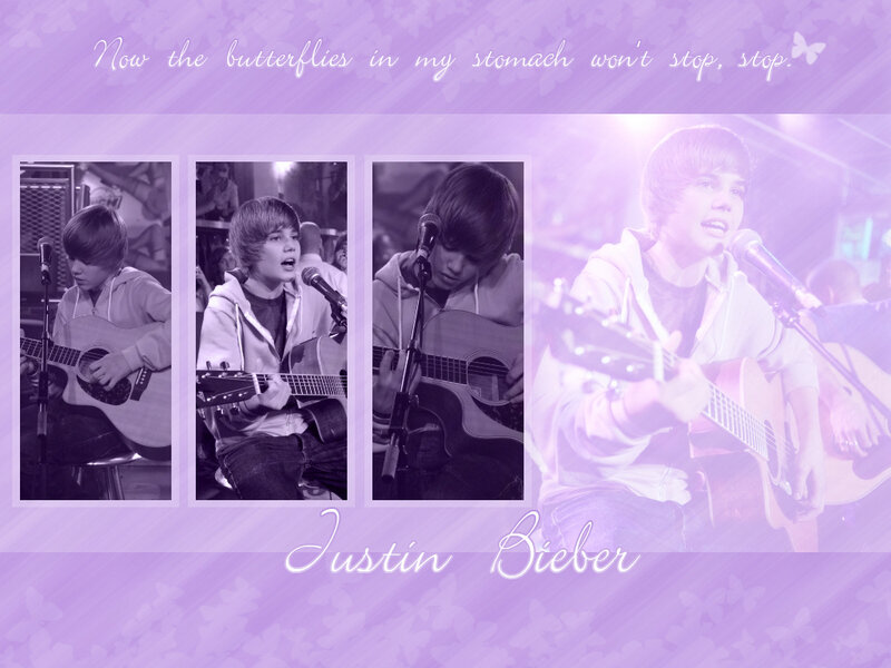 Justin Bieber Playing Guitar