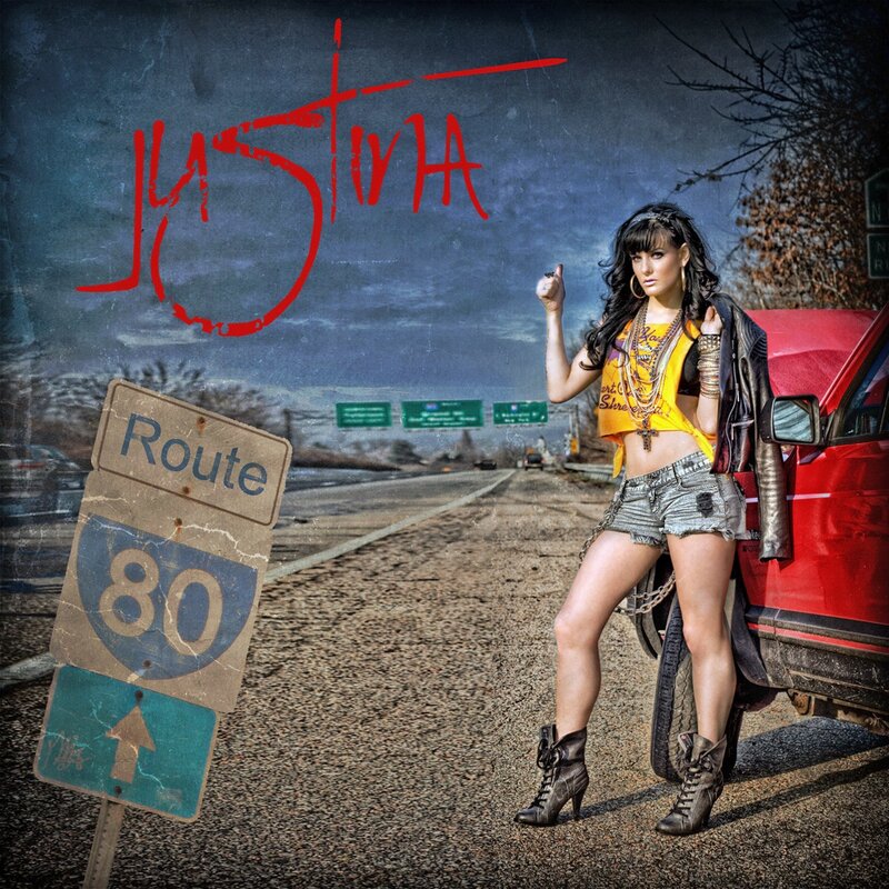 Justina on Route 80