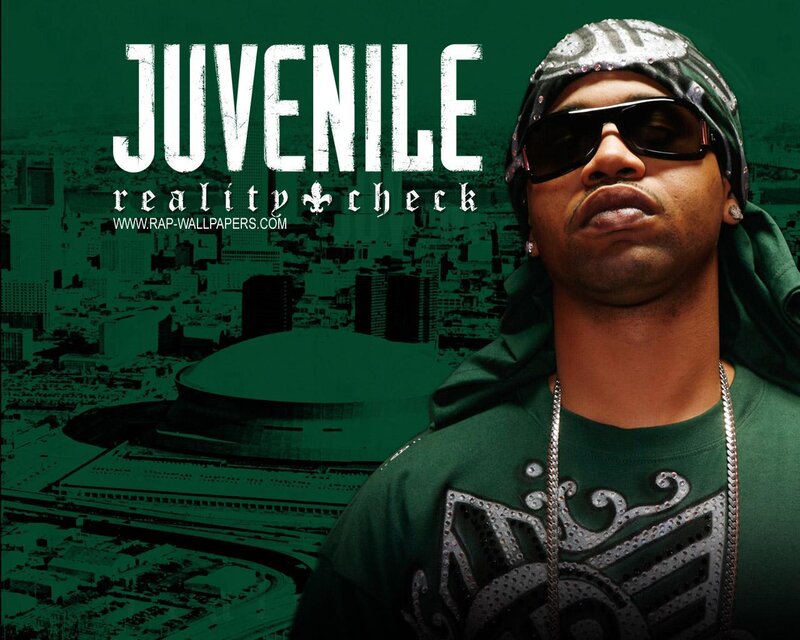 Juvenile rap artist portrait