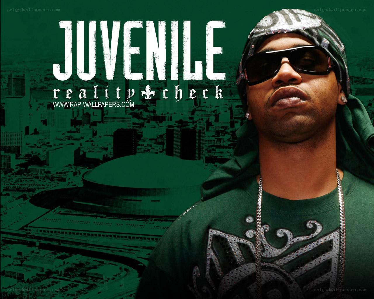 Juvenile rap artist portrait