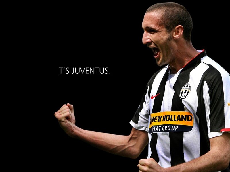 Juventus football player celebrating