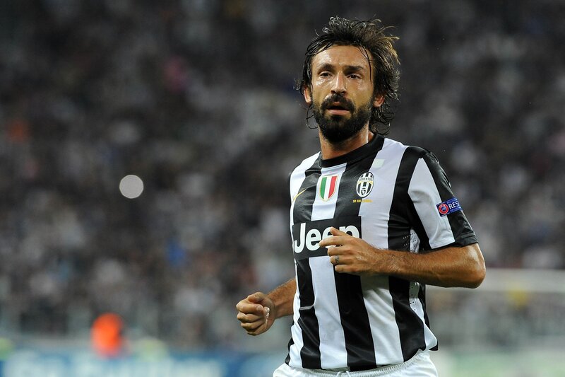 Juventus football player in action