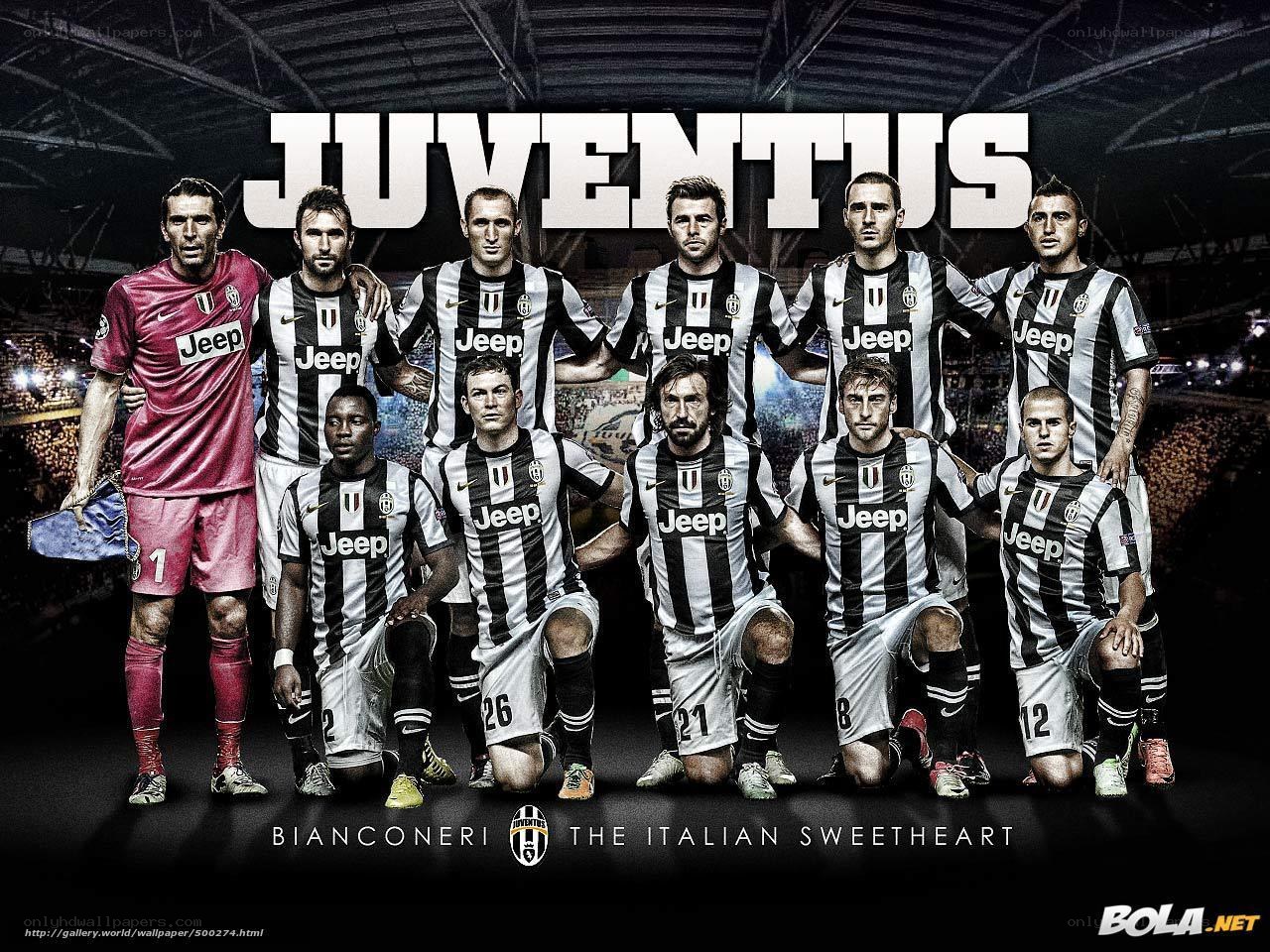 Juventus football team portrait