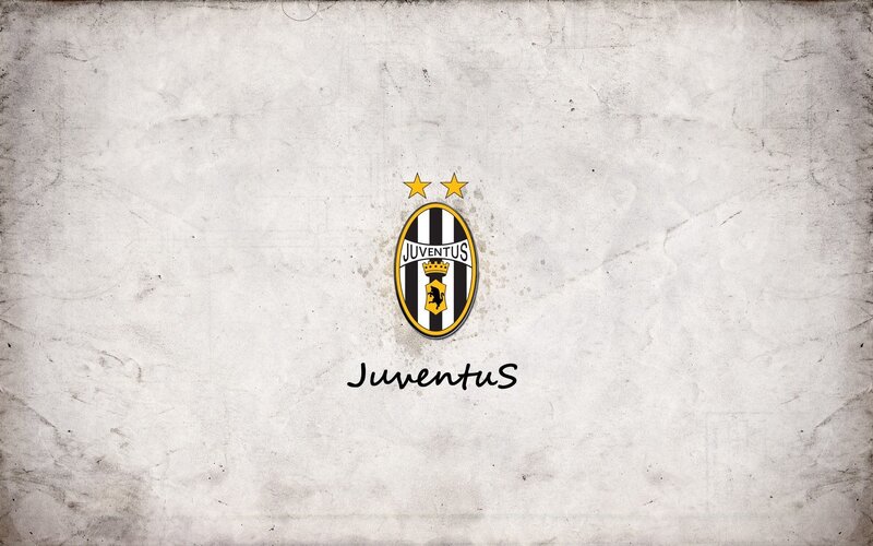 Juventus Logo on Wall — White, Neutral